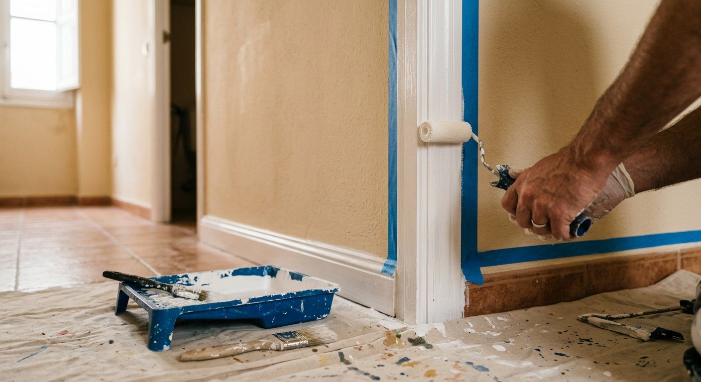 Esmaltado de puertas y rodapiés